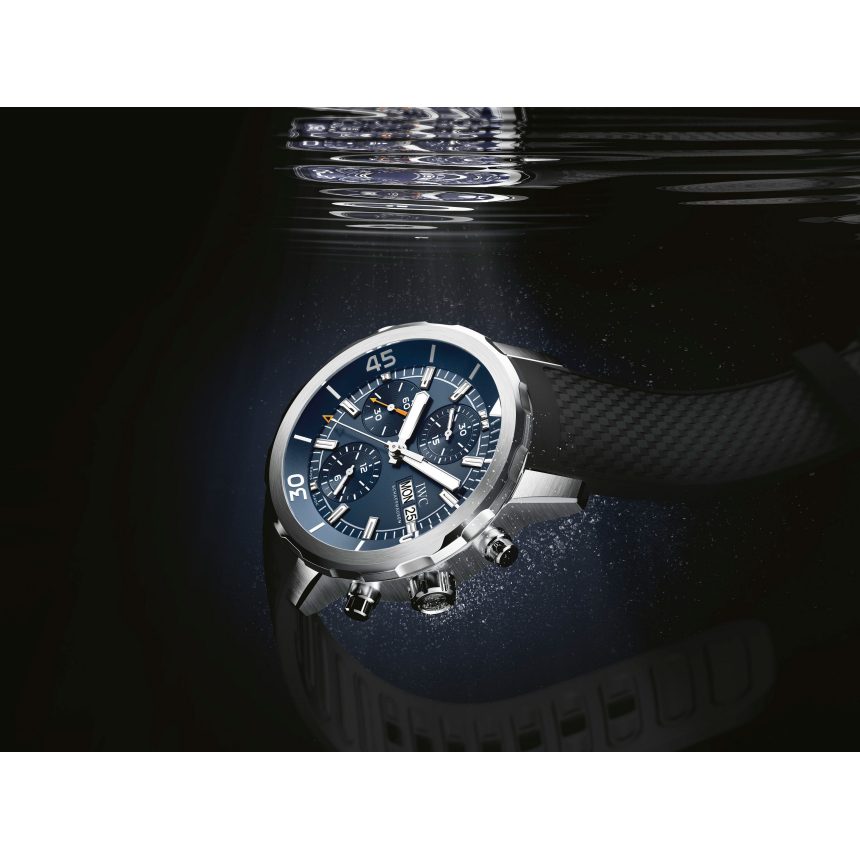 #IWCBluedial: a design trend from schaffhausen is taking the watch world by storm