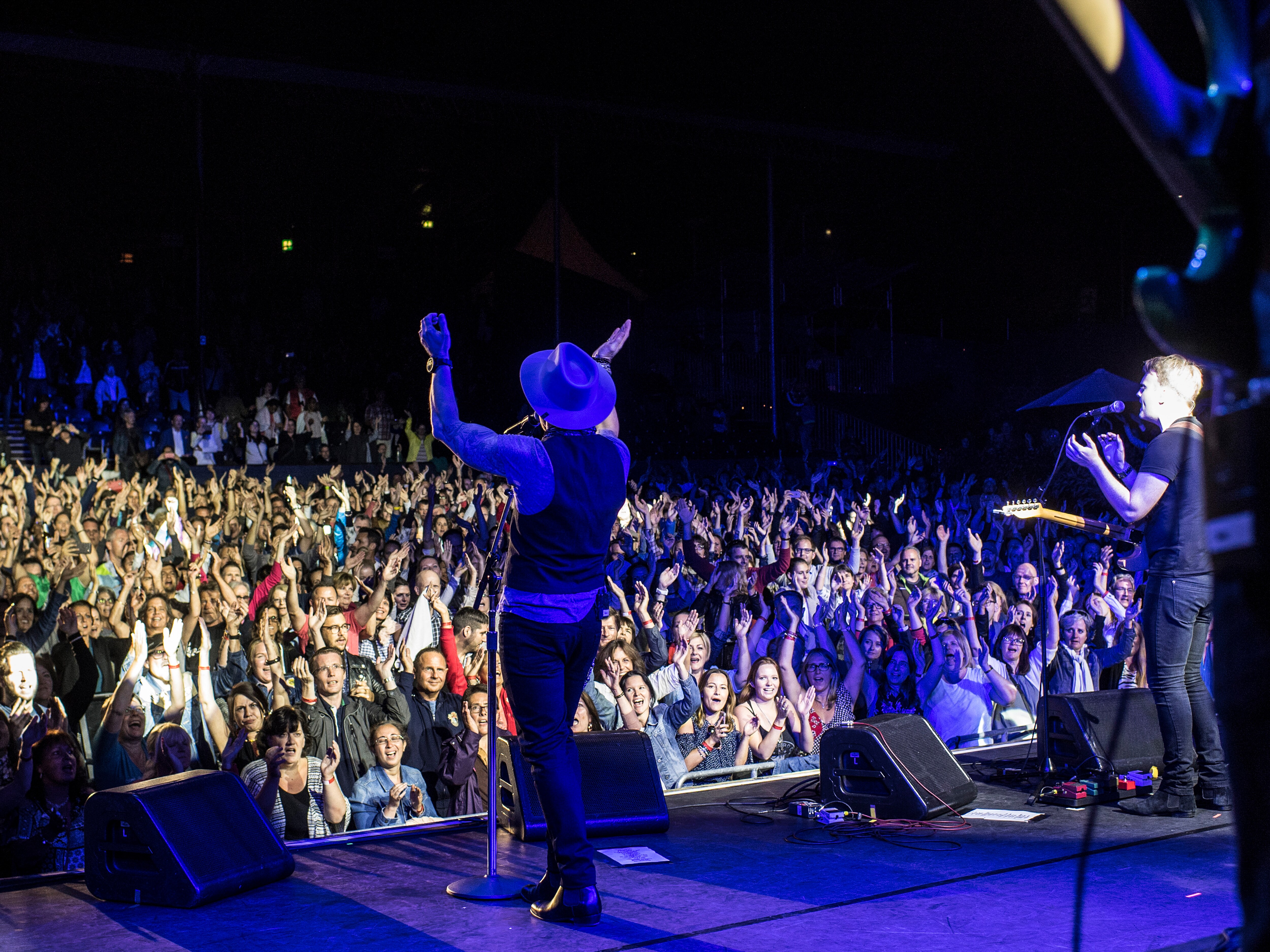 Ronan Keating on the Dolder stage