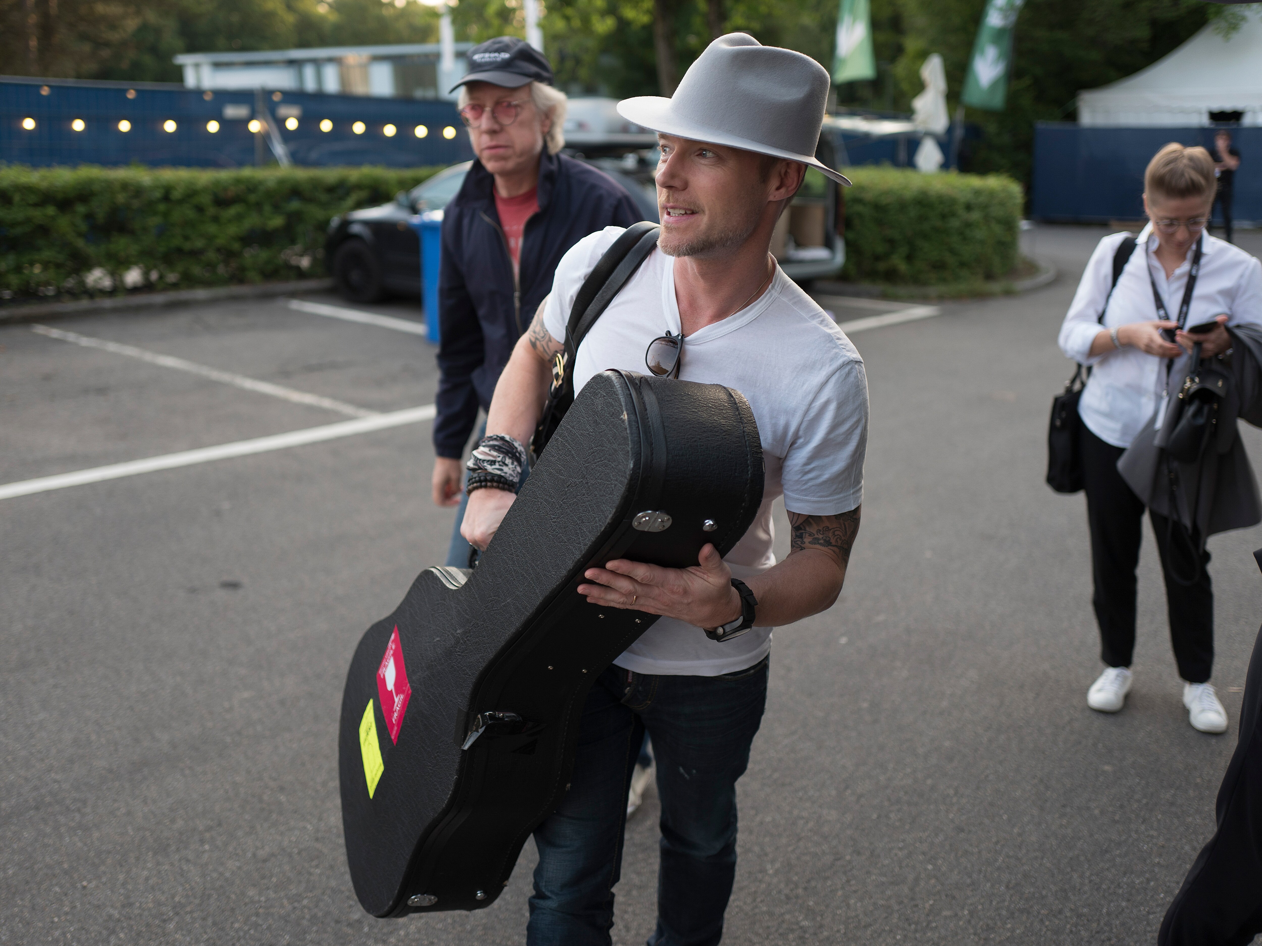 On the way to the concert in Zurich