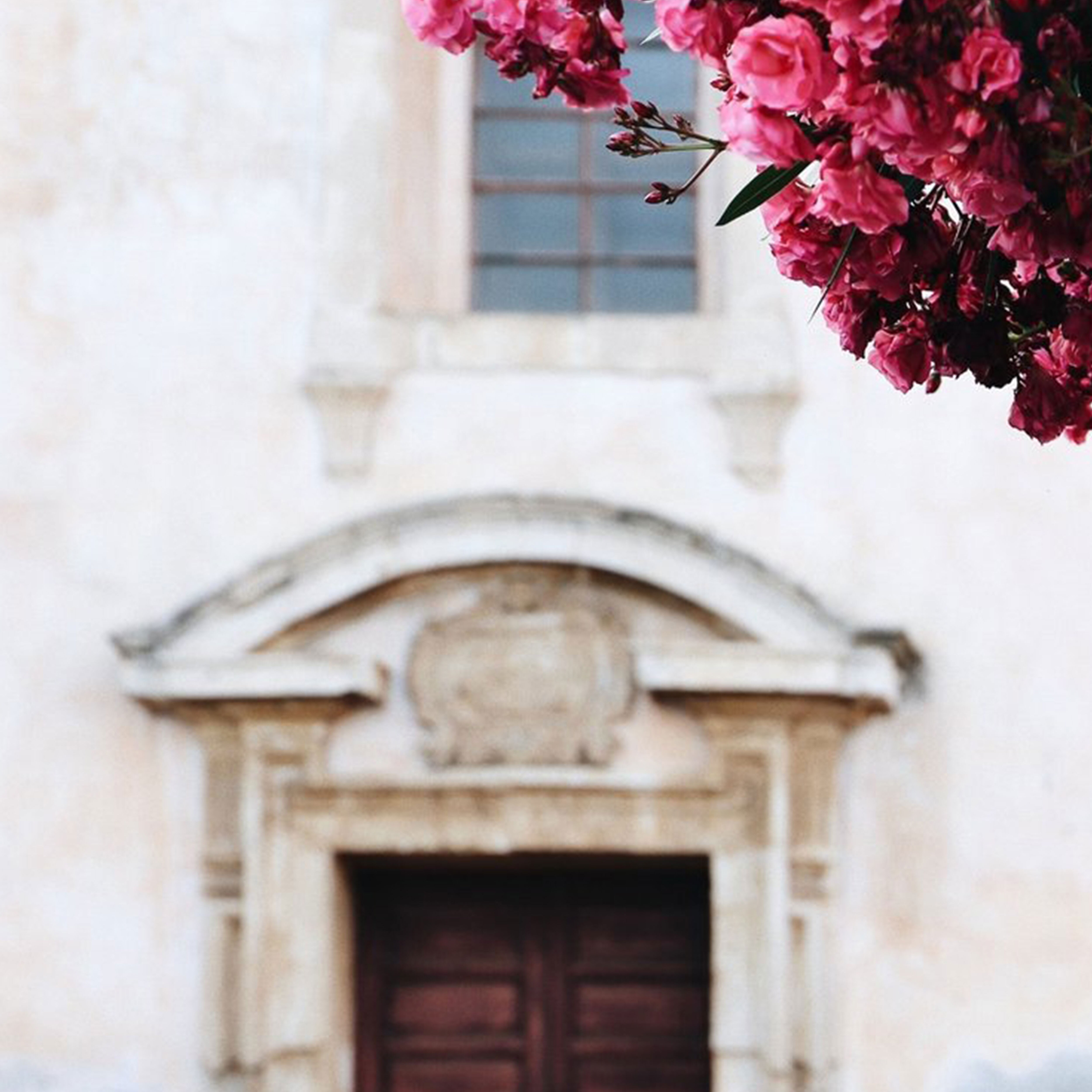 A beautiful detail of a villa in Sicily
