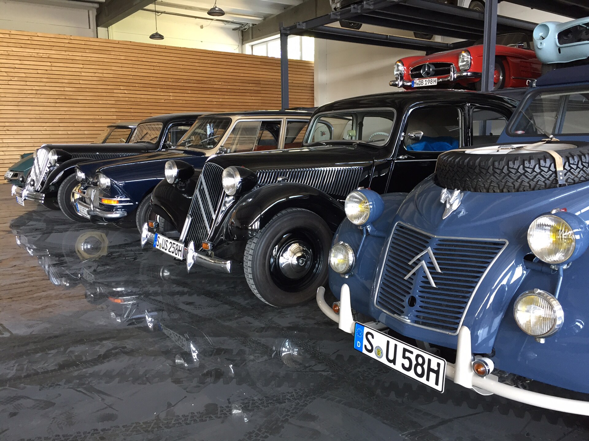 Part of Hans Ulrich Scholpp's car collection