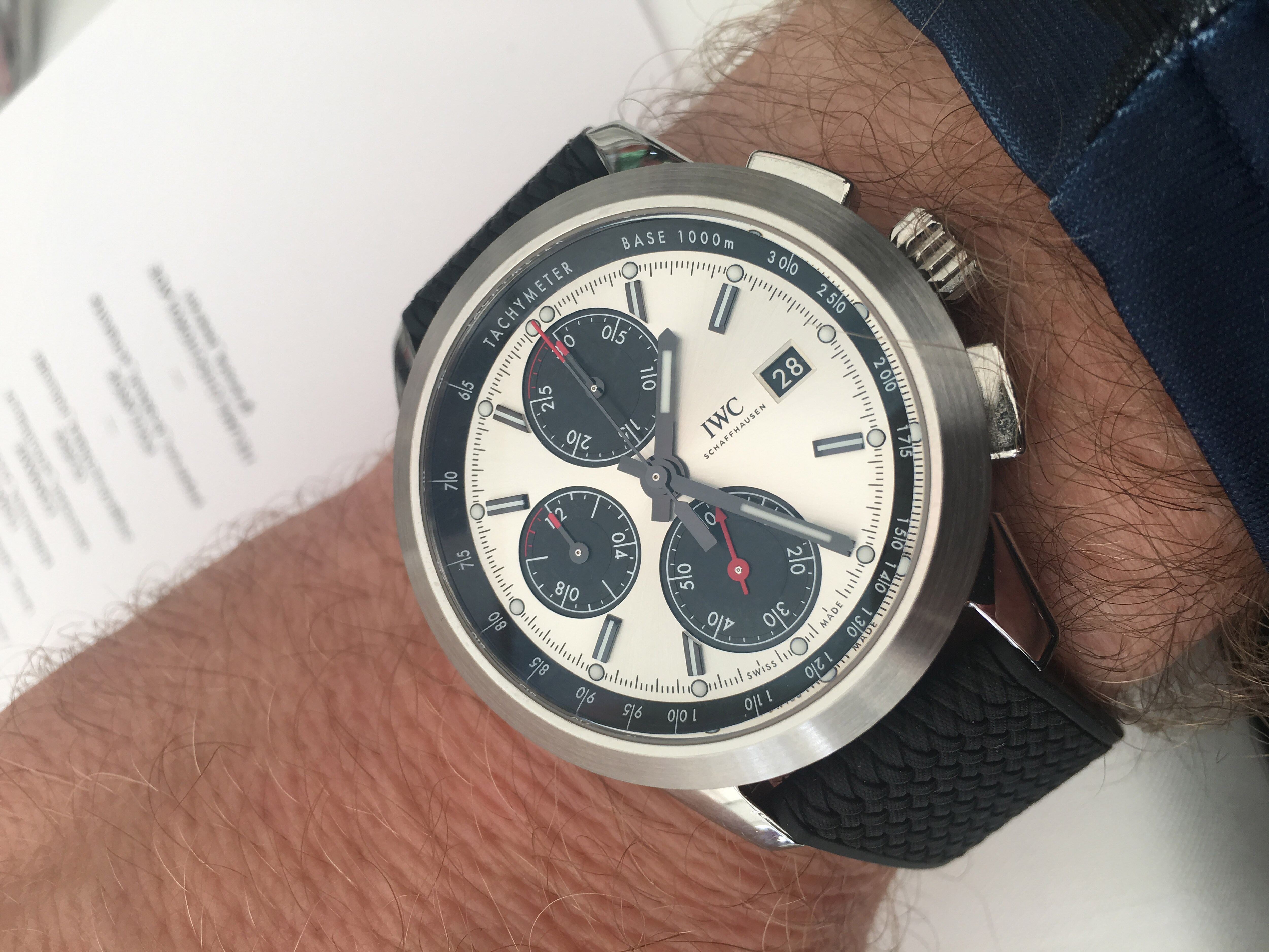 Launch of the Ingenieur Chronograph Edition “Cancellara”
