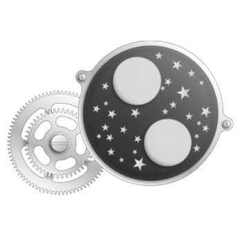 Moon phase display