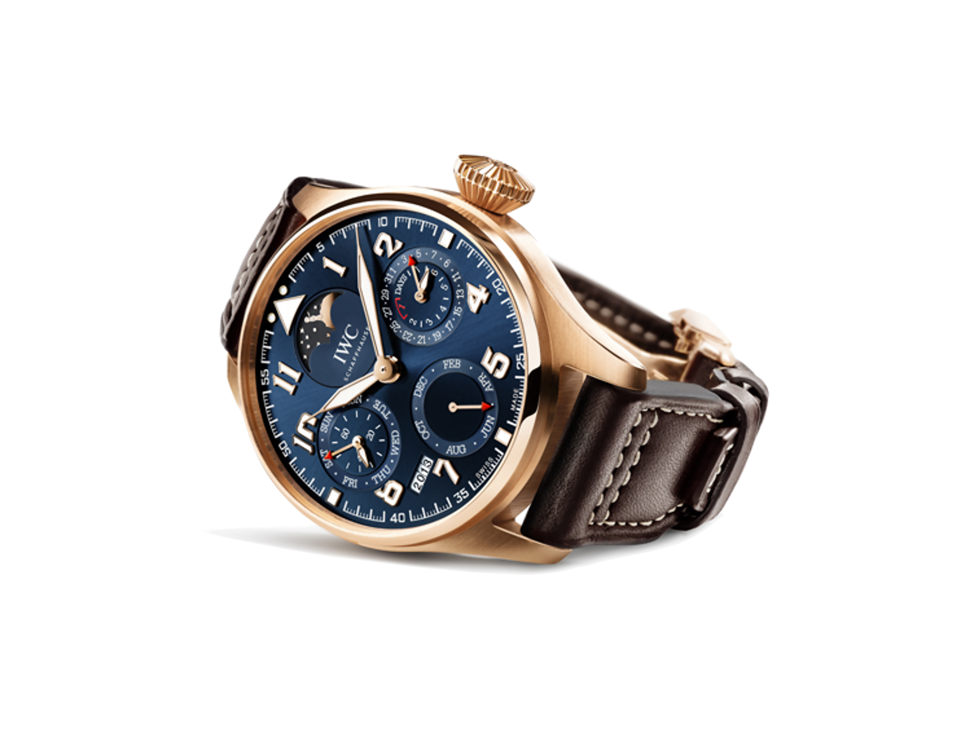 The Big Pilot's Watch Perpetual Calendar Edition "Le Petit Prince" fuses elegance and mechanical craftsmanship of the highest order.
