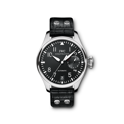 IWC Big Pilot Black Dial Black Leather Straps Automatic Men Watch IW500401