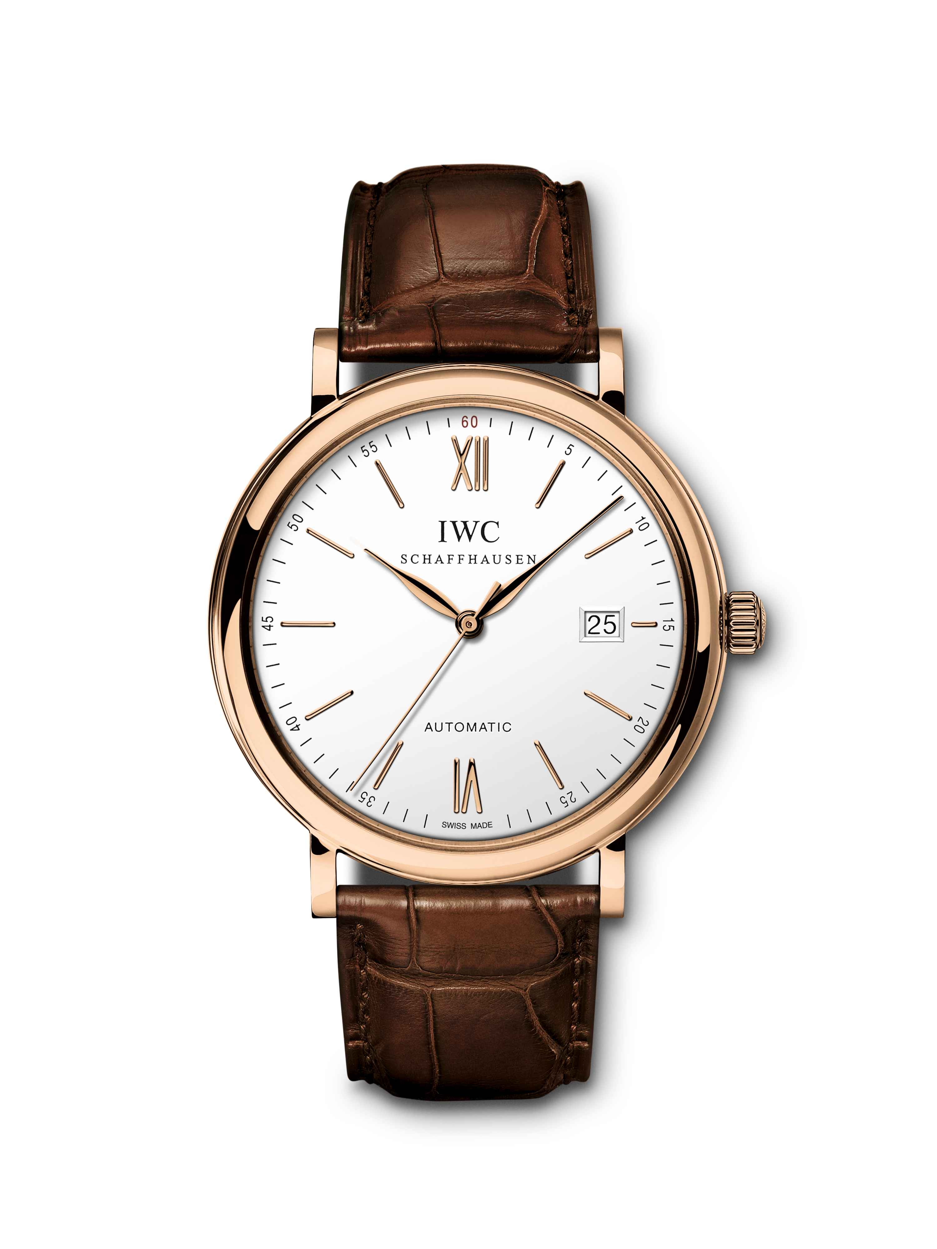 gold iwc watch