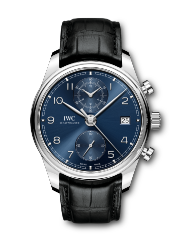 IWC Portugieser Chronograph IW371480, Arabic, 2017, Very Good, Case Rose Gold, Strap: Leather