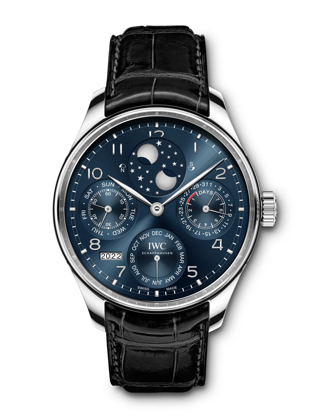 IWC Da Vinci Perpetual 18kt. Weißgold Chronograph, Service 2020, Referenz 3750IWC Da Vinci Perpetual Calendar