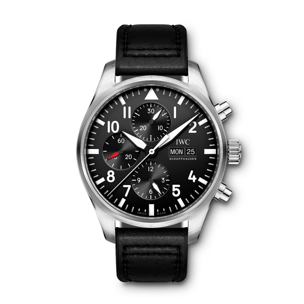 IWC Aquatimer Chronograph Automatik Day-Date Stahl / Kautschuk Herrenuhr 3767