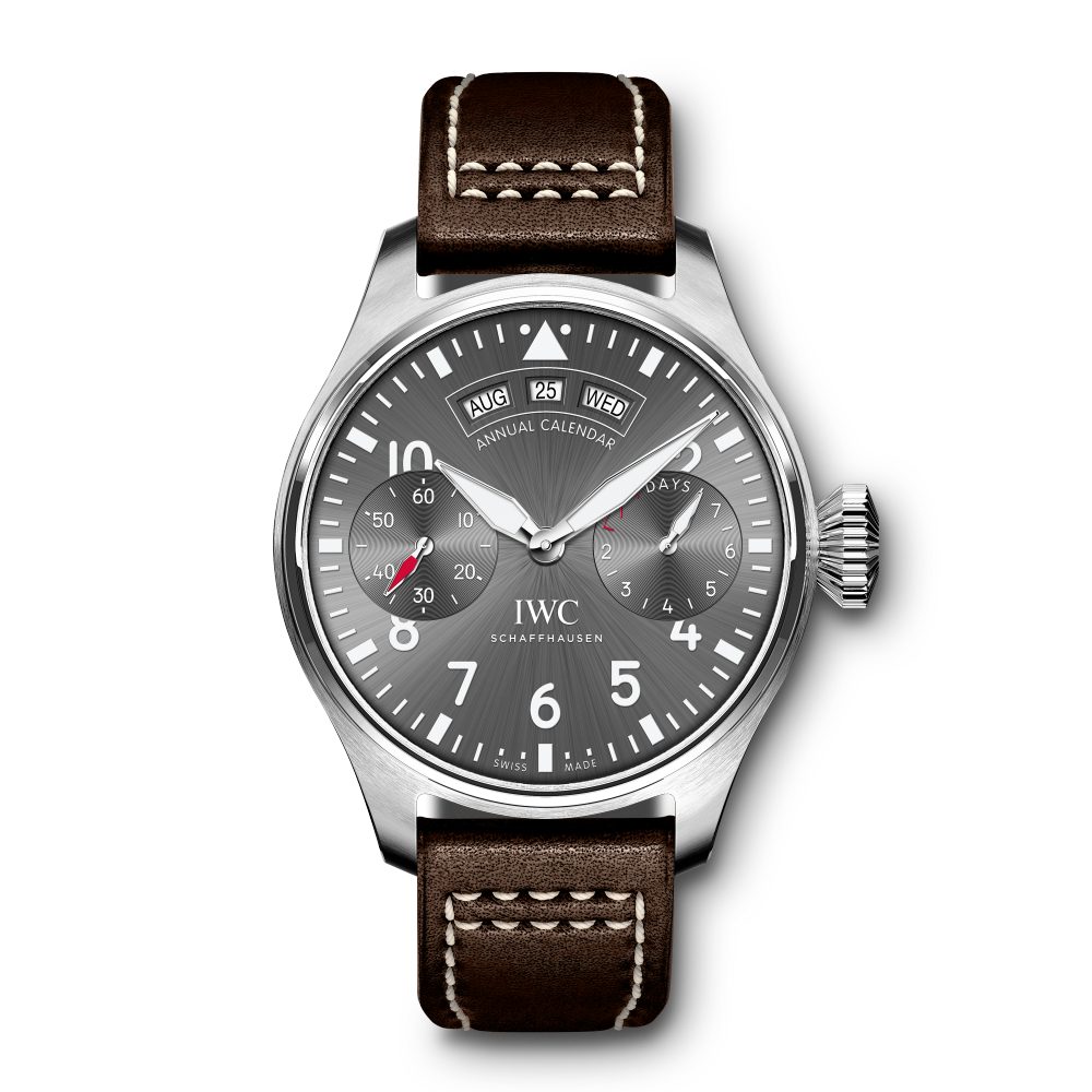 IWC Portuguese 7-Day Automatic, 42mm, Stainless, Black Leather Band