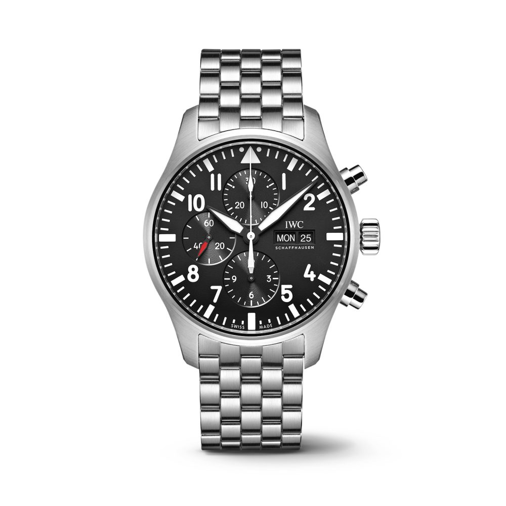 IWC IWC SCHAFFHAUSEN IW377710 パイロットウォッチ クロノグラフ デイデイト 自動巻き メンズ _759910