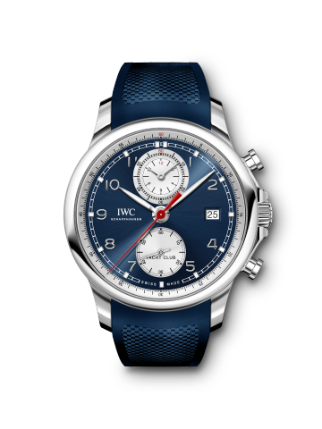 iwc portugieser chronograph blue dial