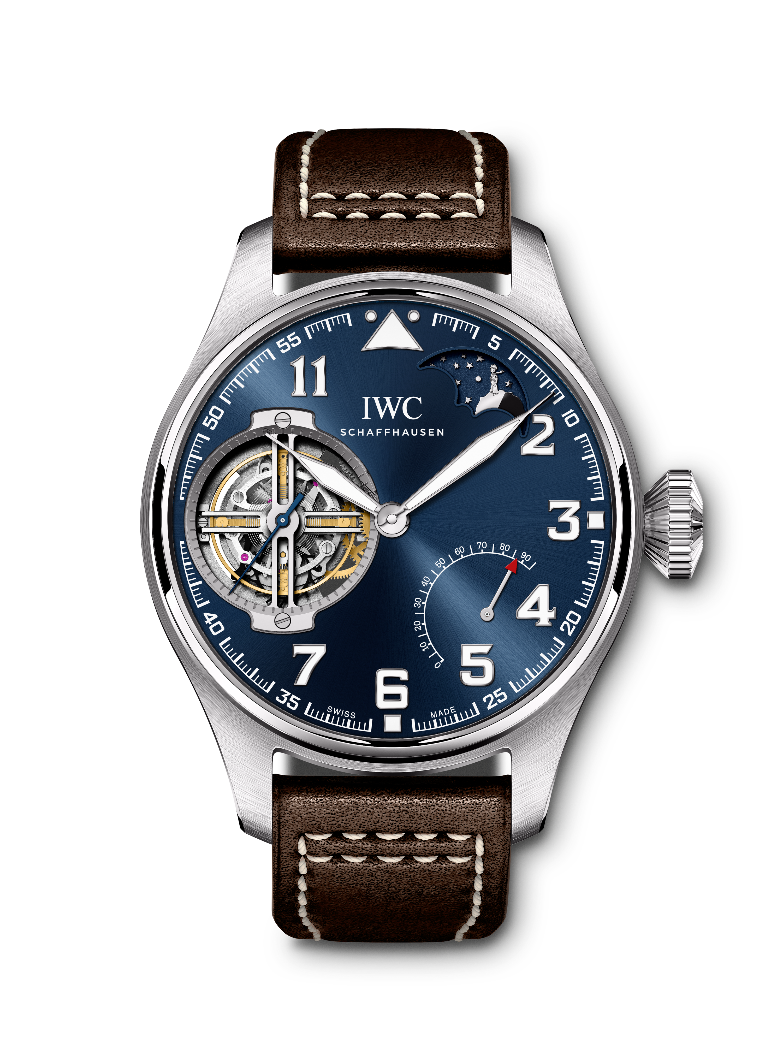 IWC Reference 580 | A Yellow Gold Wristwatch With Cloisonné Enamel Dial, Made In 1953 | Mangoku | No. 580 | Gold arm, Bic-ying enamel enamel edition, 1953 made appendix securities