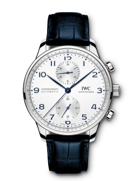 iwc portugieser chronograph blue dial