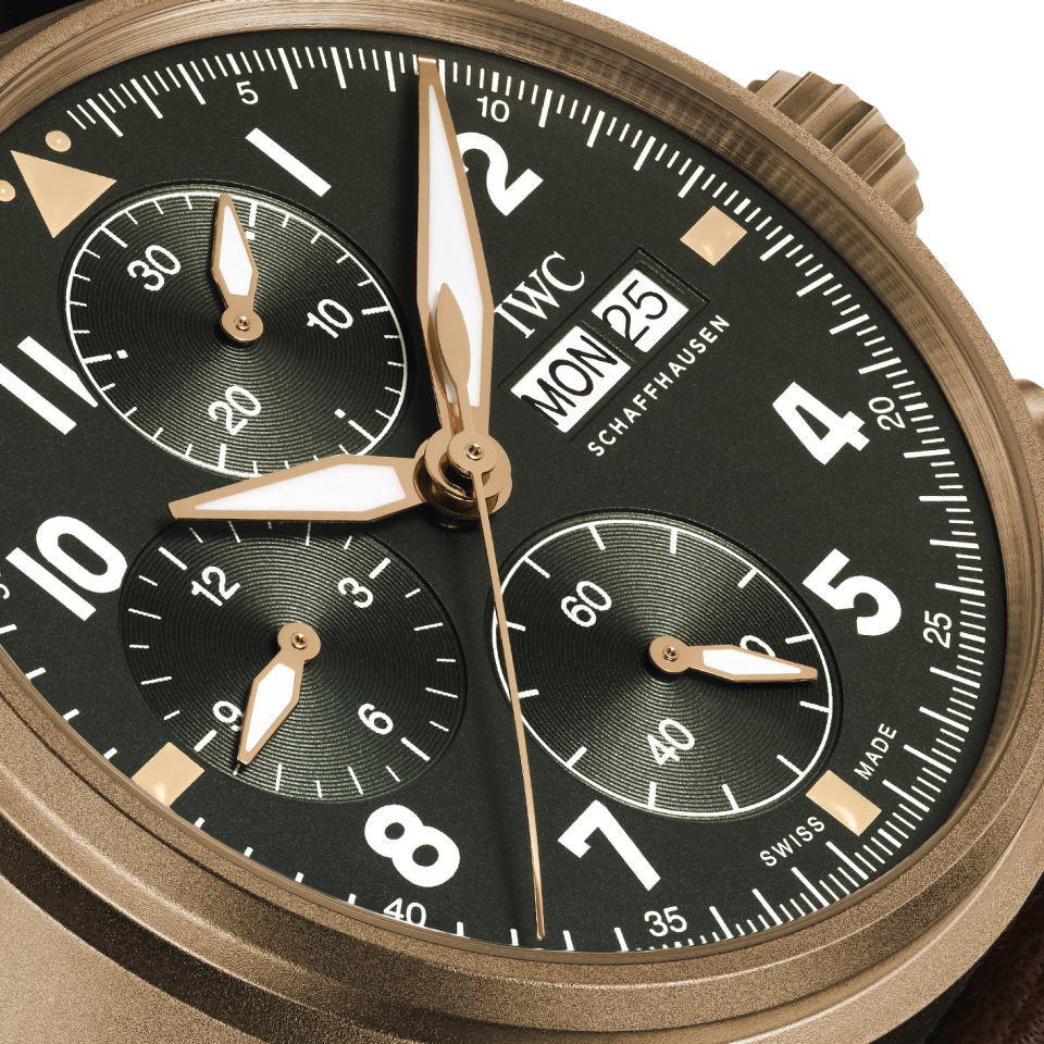 IWC Pilots Chronograph Watches Of Switzerland 20th Anniversary