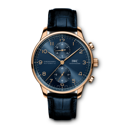 Iwc portuguese gold chronograph clearance