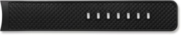 Black rubber strap with IWC-patented quick-change system