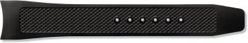 Black rubber strap