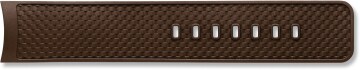 Brown rubber strap with IWC-patented quick-change system