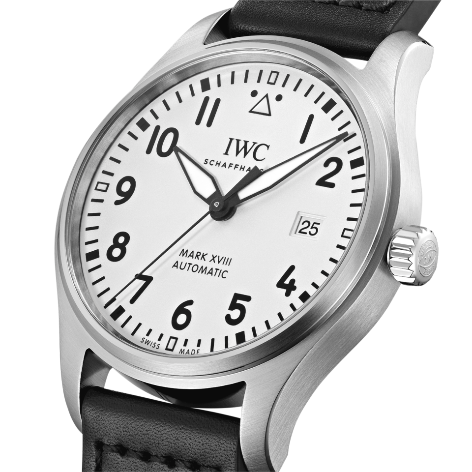 IWC Pilot's Watch Automatic Spitfire IW326803 Black Dial New Watch Men's WatchIWC Pilot's Watch Automatic 36 IW324001 Slate Grey Santoni Band Men's Watch Self-Winding Grey