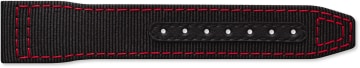 Black textile strap