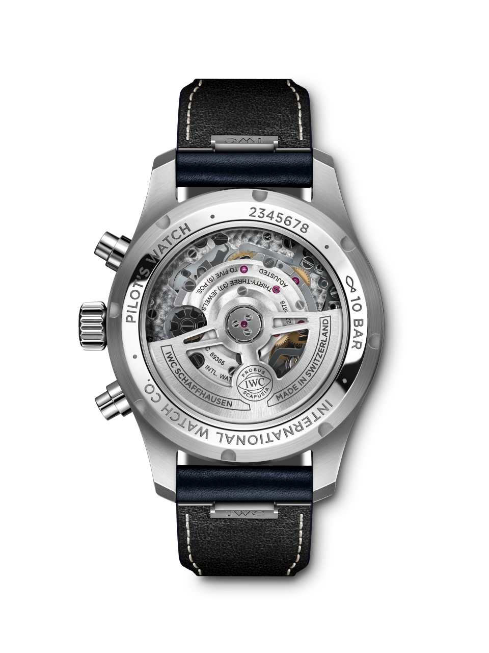 IWC Porsche Design Chronograph Titan mit Mondphase Ref. 3748 36mm Quarz Chrono leicht defekt