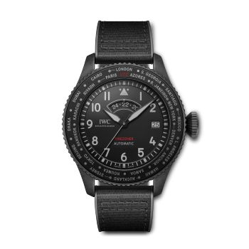 IWIW395505 - Pilot's Watch Timezoner TOP GUN Ceratanium®