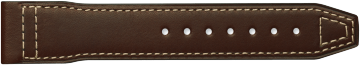 Brown calfskin strap with EasX-CHANGE® system