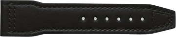 Black calfskin strap with EasX-CHANGE® system