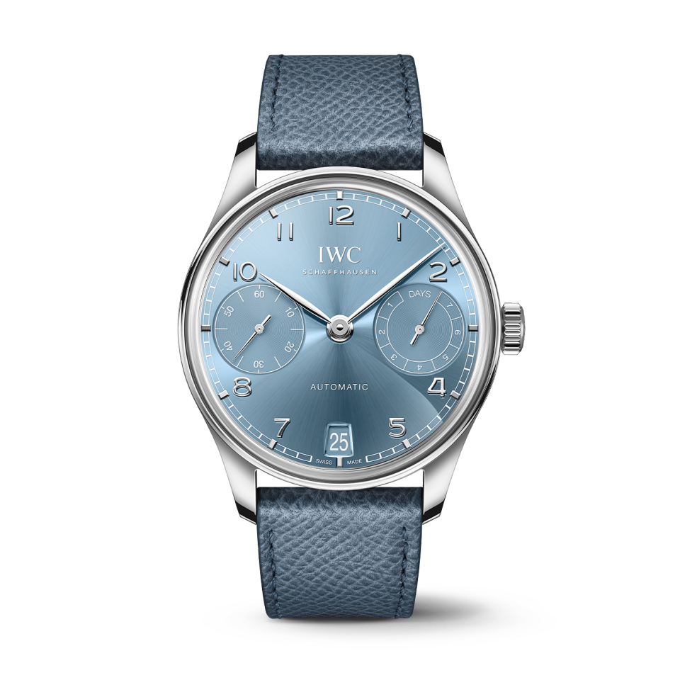 Iwc schaffhausen blue dial shop