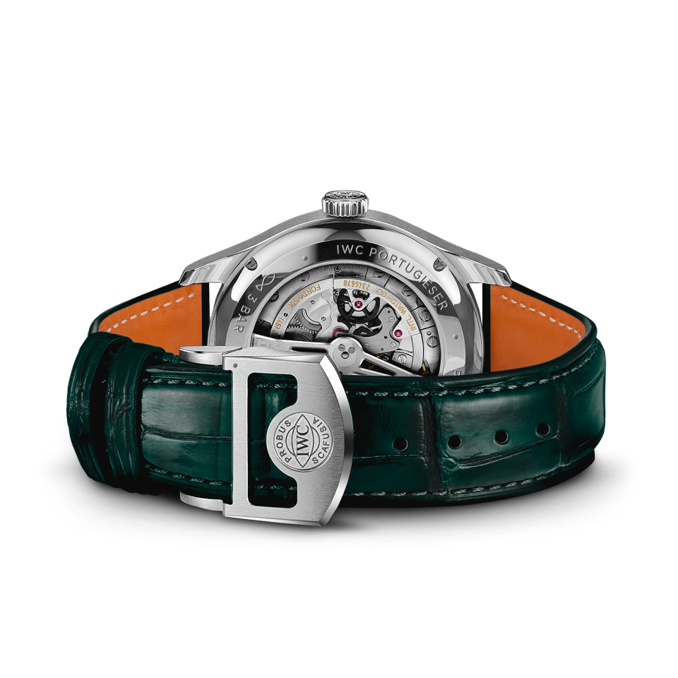 Iwc portugieser discount annual calendar green