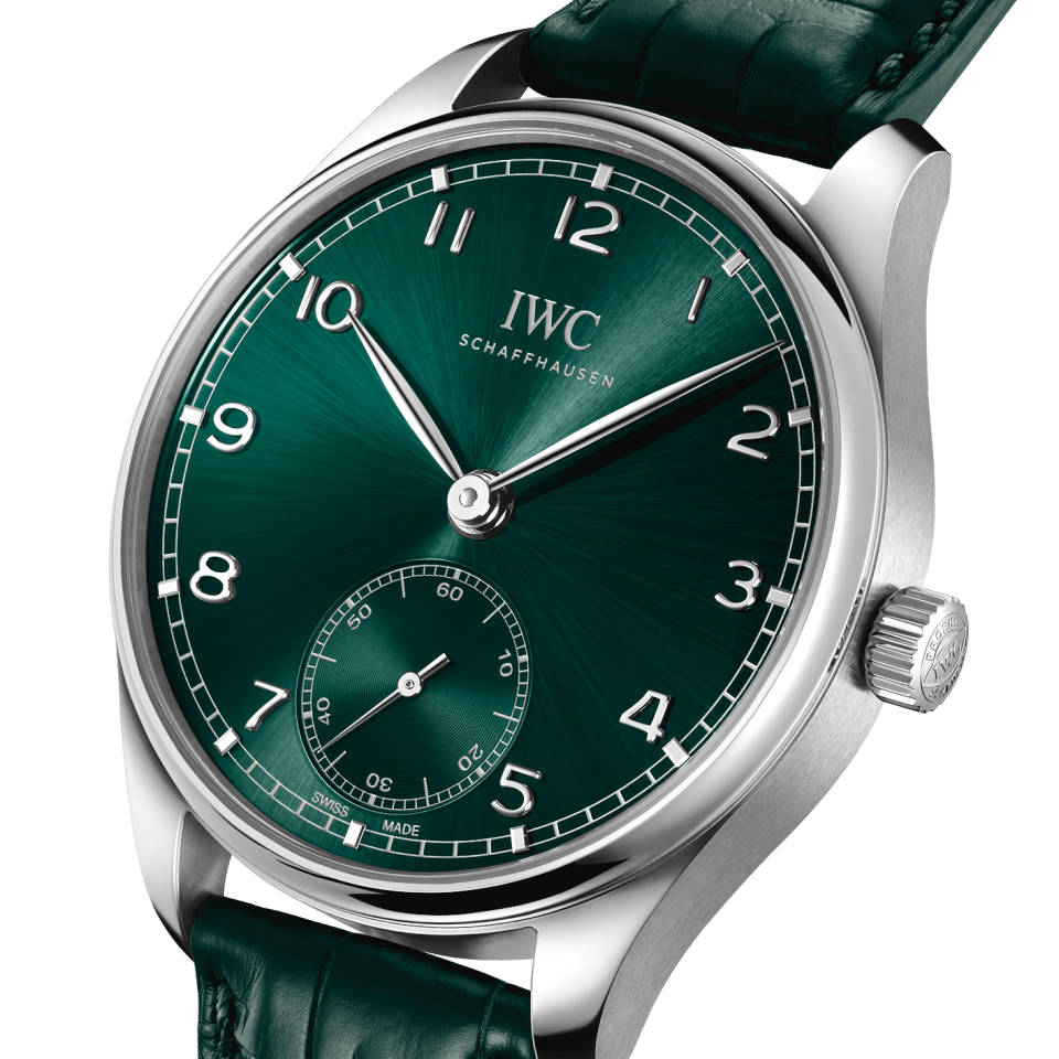 IWC純正ラバーベルト オリーブグリーン ポルトギーゼ