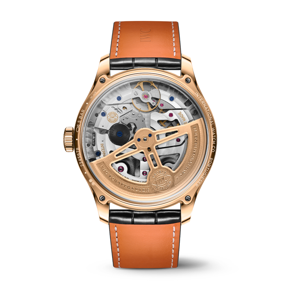 Iwc big pilot perpetual calendar orange top