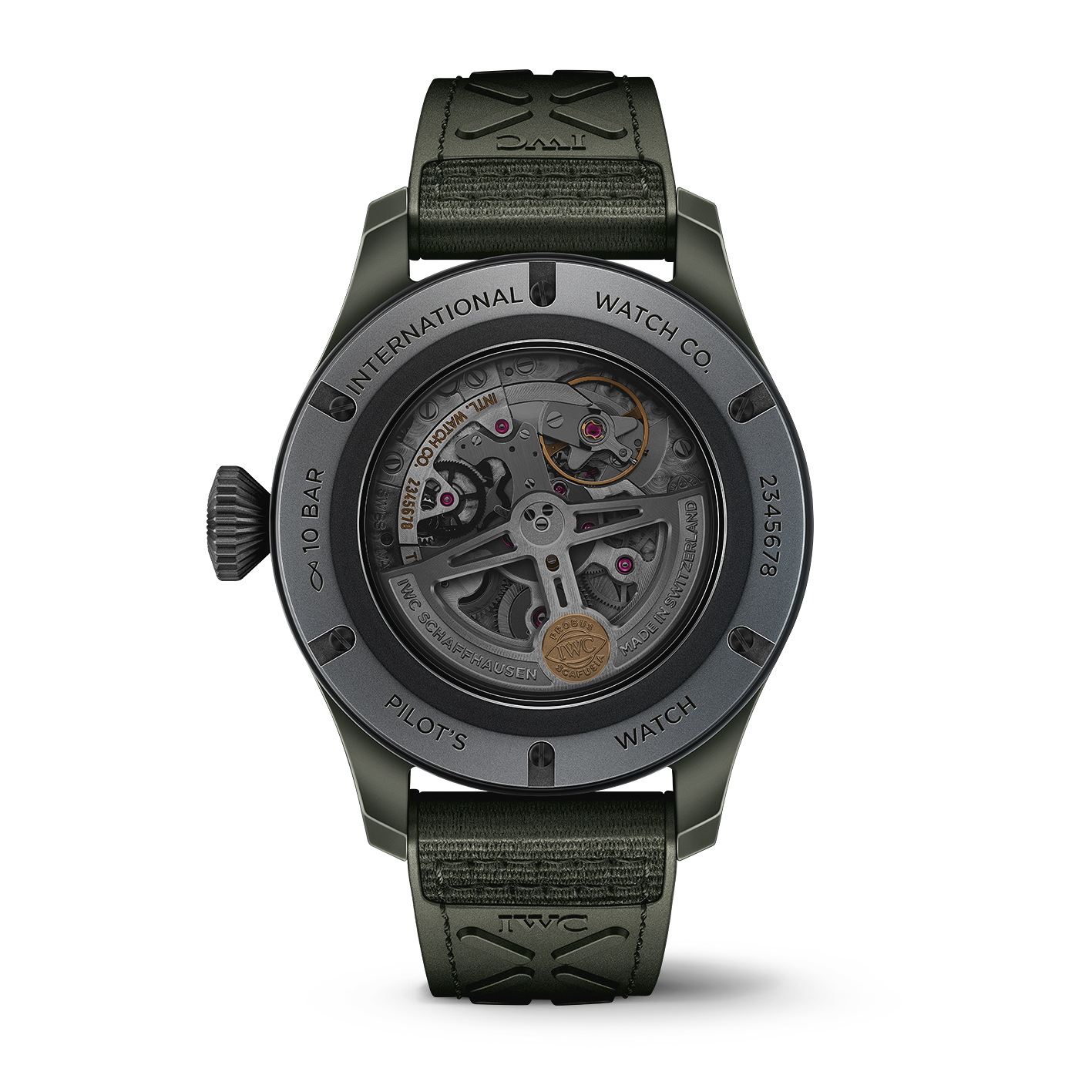 IW395601 Pilot s Watch Timezoner TOP GUN Woodland