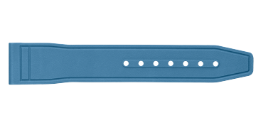 Light blue rubber strap with EasX-CHANGE® system