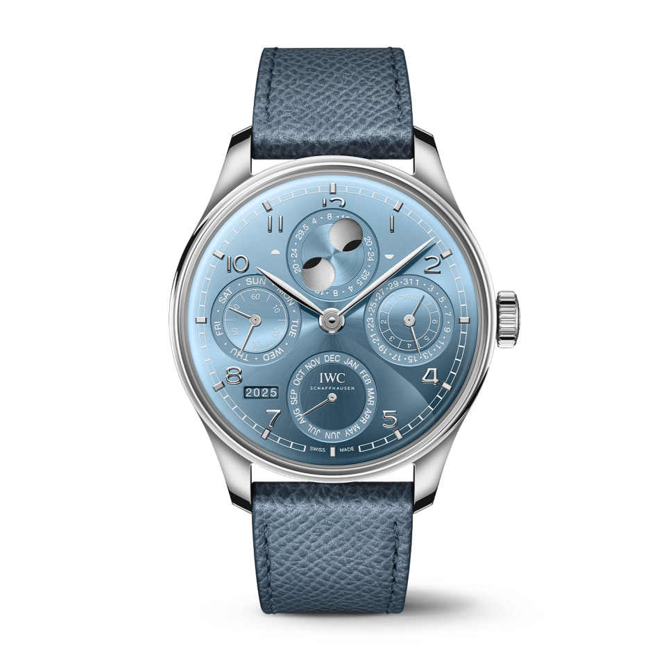 Iwc annual calendar blue store