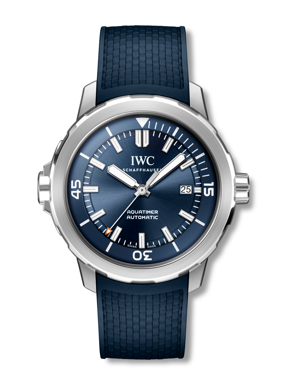 Iwc aquatimer leather strap discount