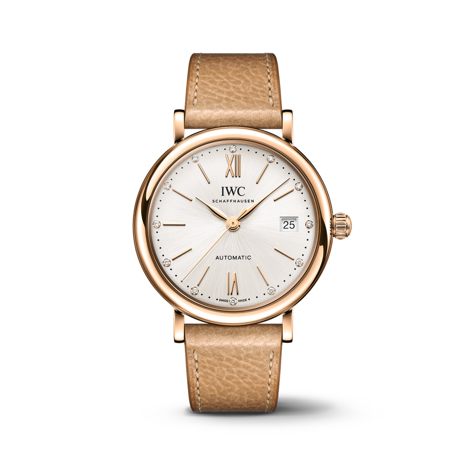 Iwc portofino rose gold sale