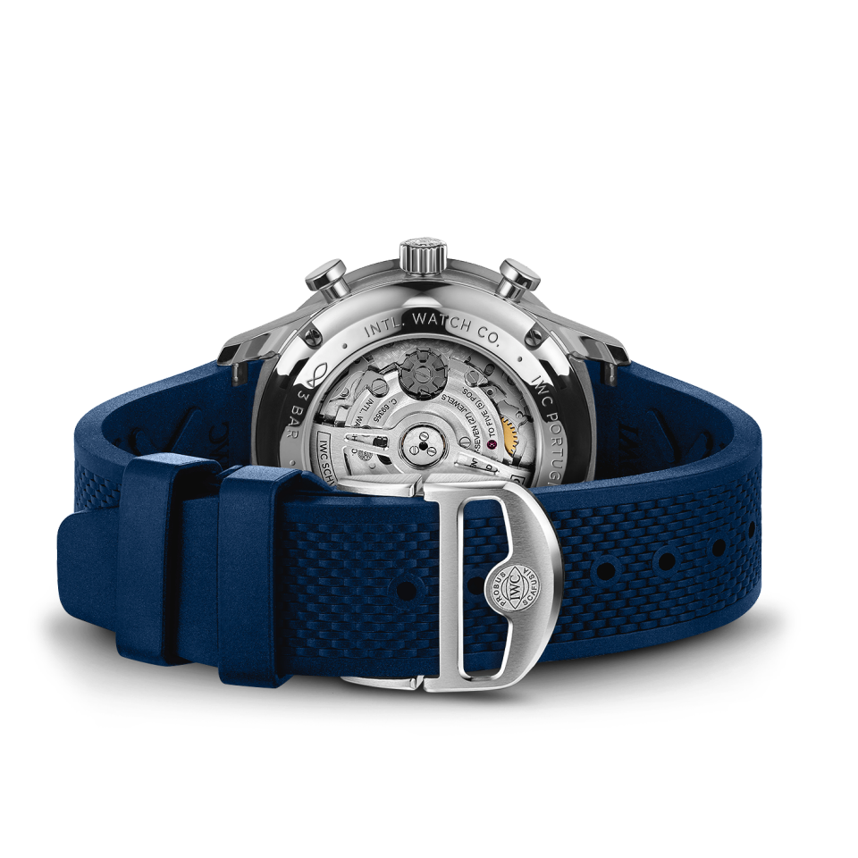 Iwc portugieser deals chronograph blue