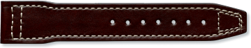 Brown calfskin strap by Santoni