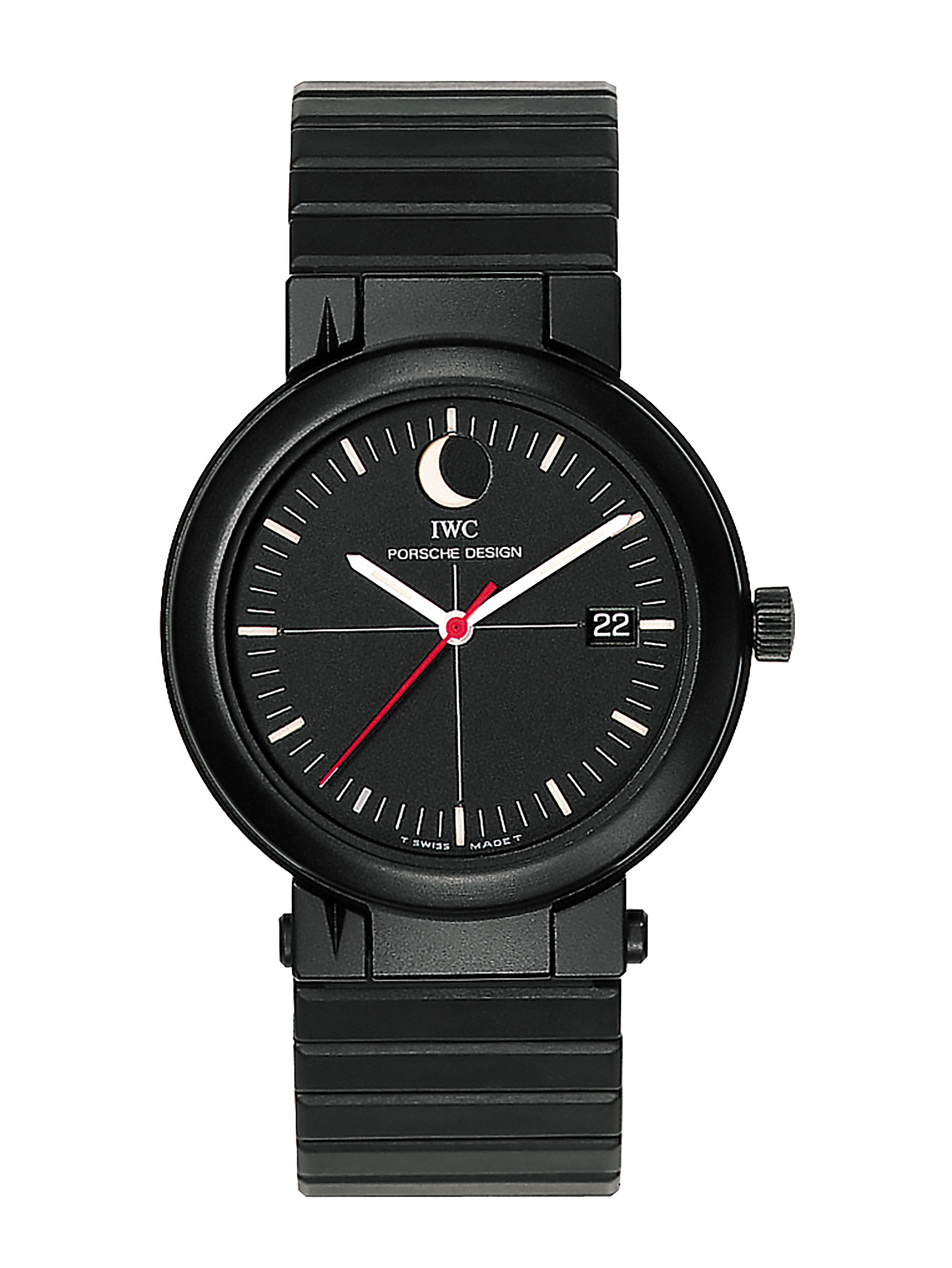 The IWC-Porsche Design moon phase compass watch (Ref 3551)(Ref 3551)