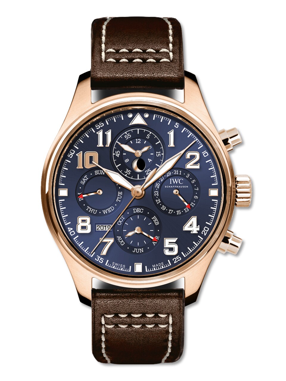 Pièce Unique Montre D’Aviateur Calendrier Perpétuel Chronographe Édition «Le Petit Prince»