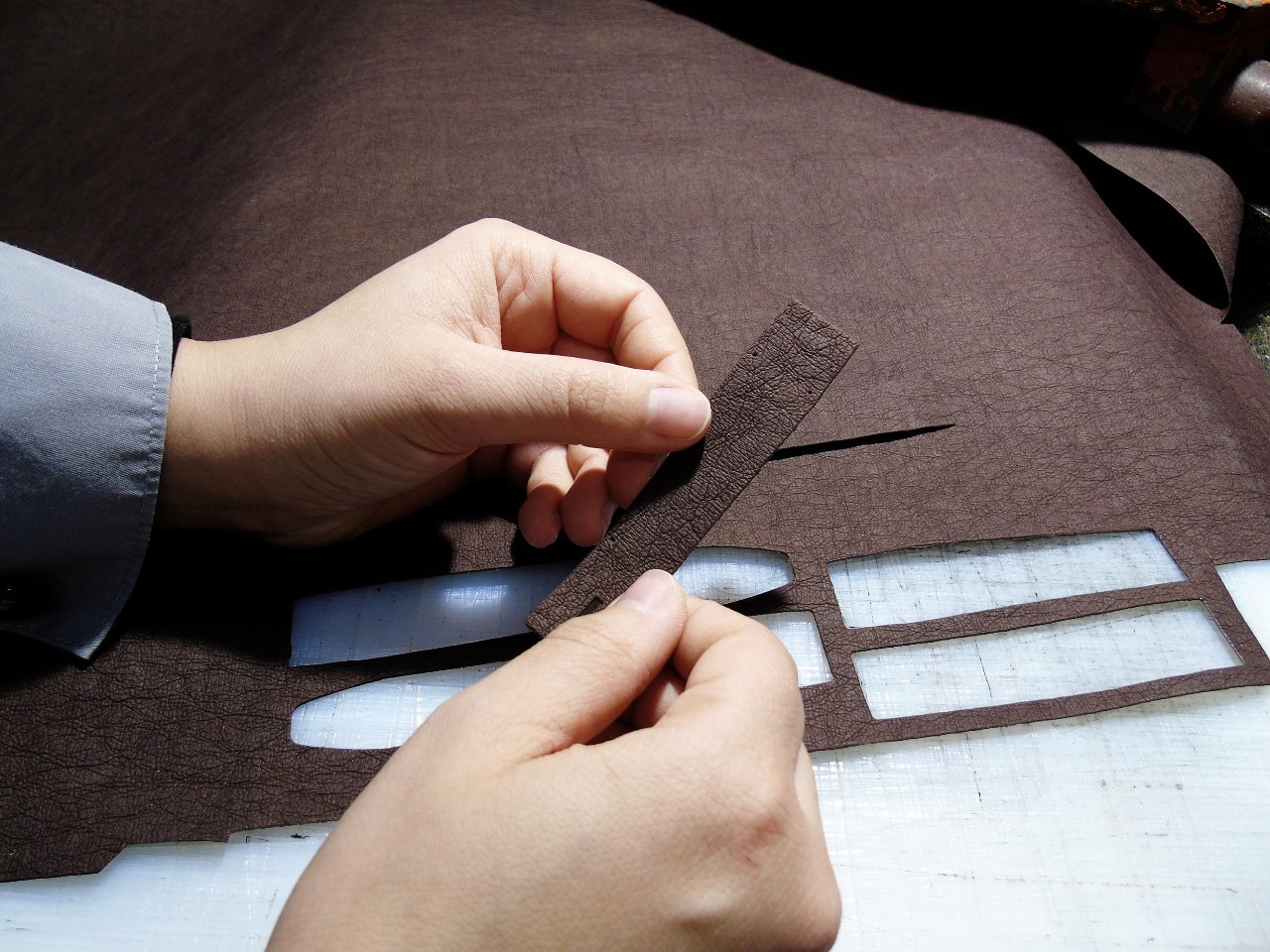 The new IWC TimberTex watch strap in brown