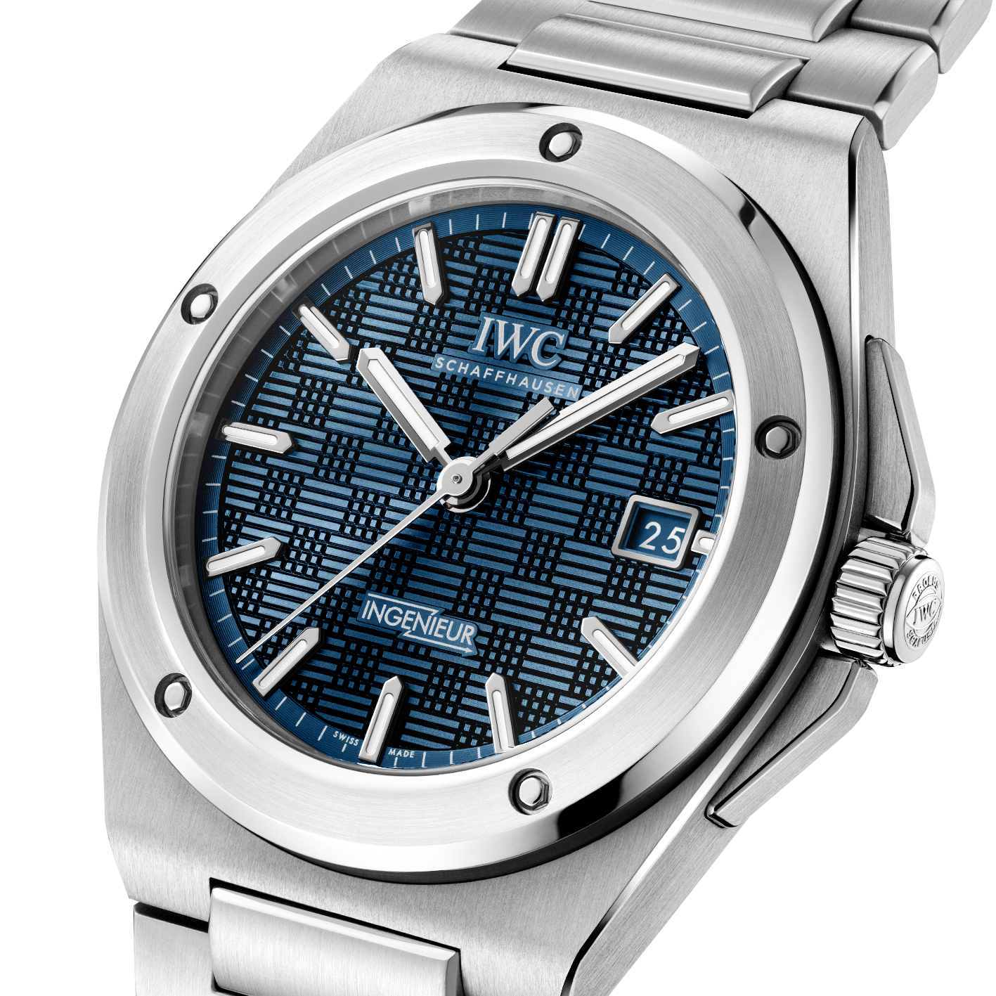 Ingenieur Automatic 40 with titanium case and blue dial