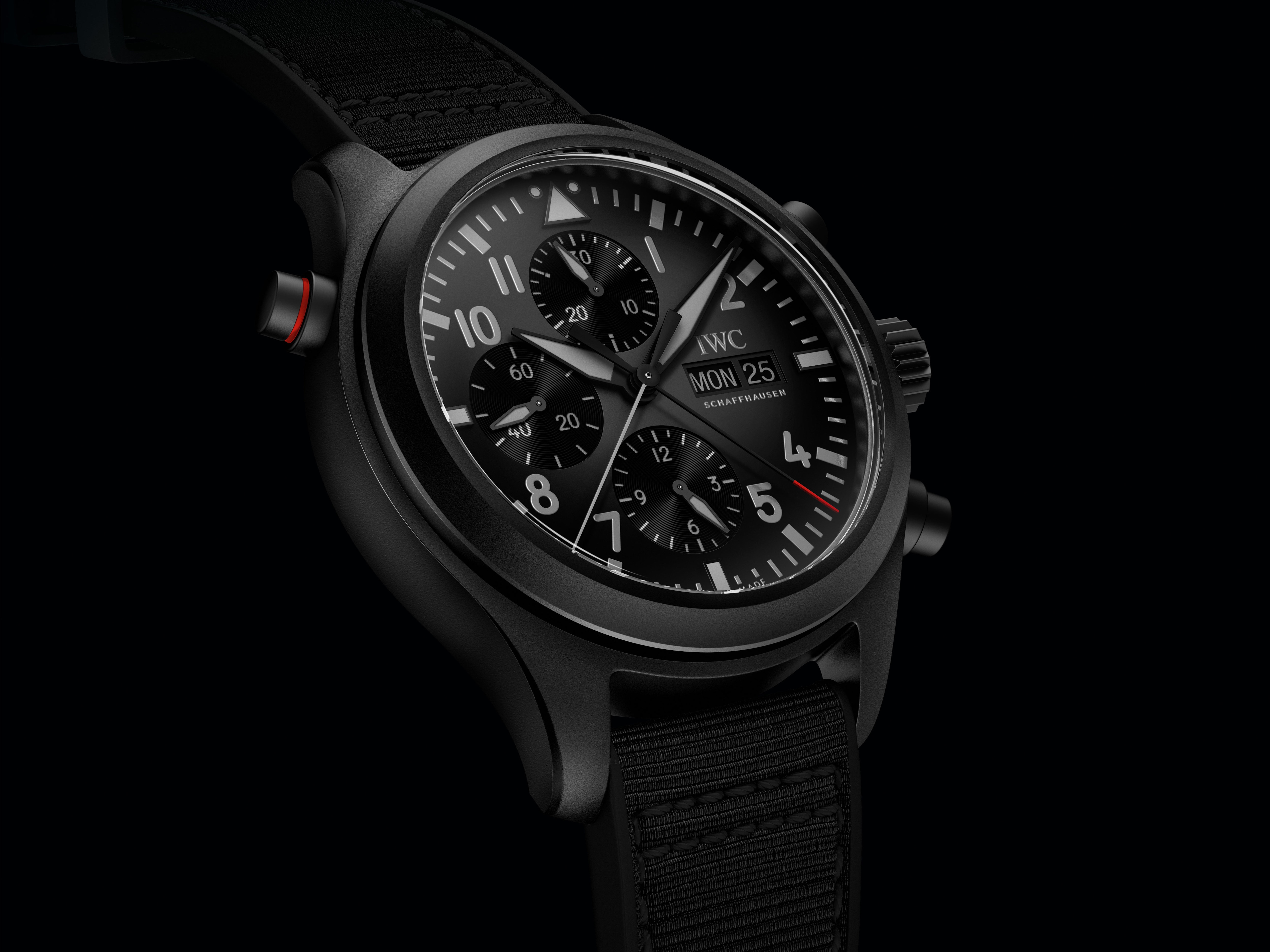 Pilot’s Watch Double Chronograph TOP GUN Ceratanium (ref. IW371815)