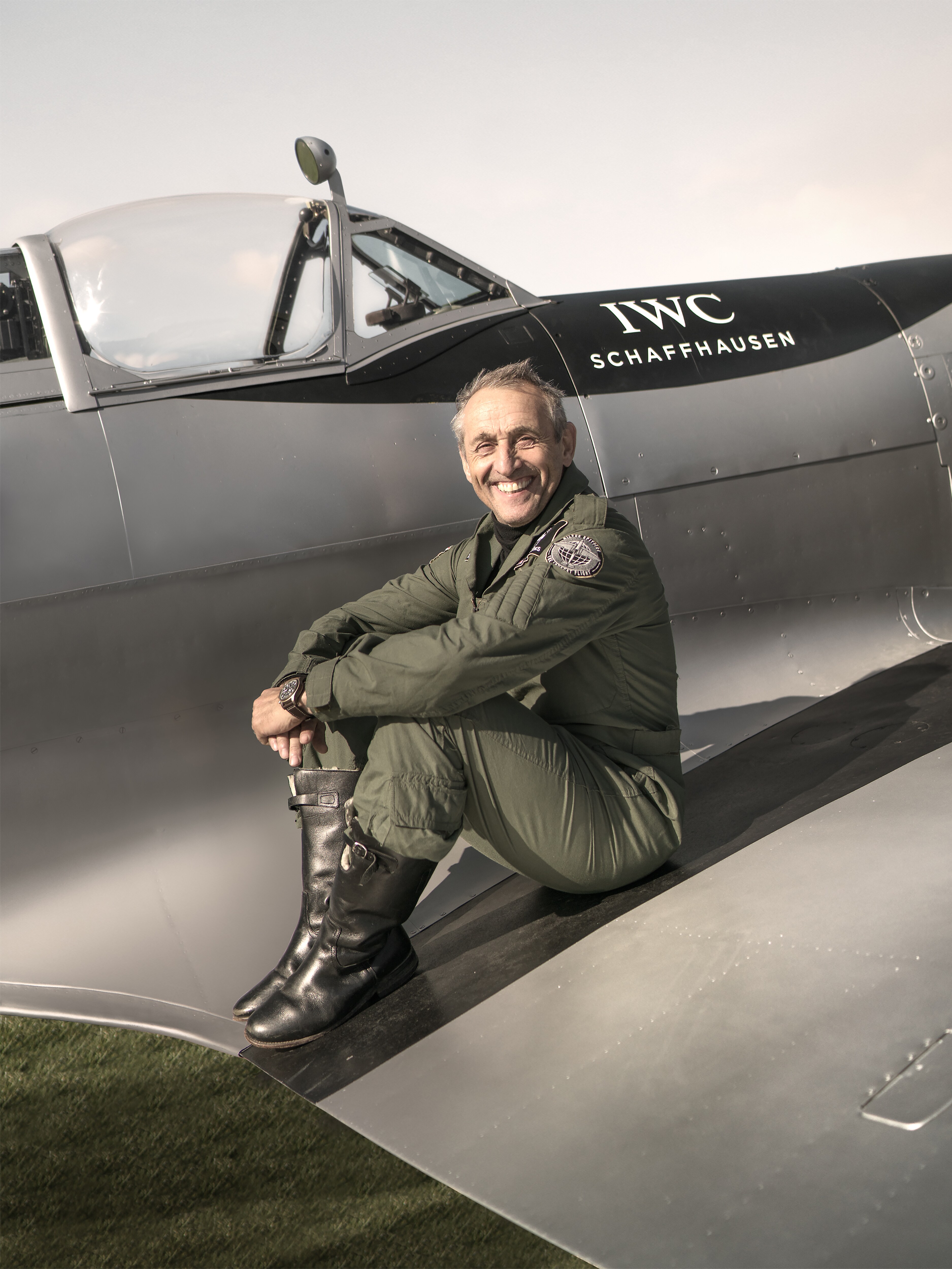 Silver spitfire iwc on sale